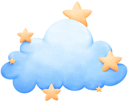 Moon and Stars Png
